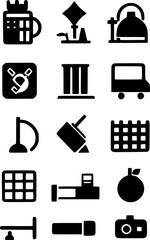 The business sign for a technology company uses a black and white vector icon to represent the company's brand.