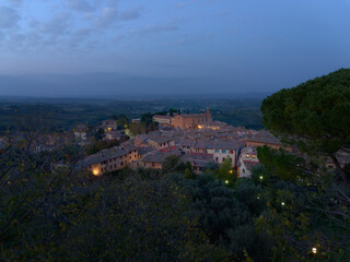 Fototapeta na wymiar Landscape of San Gimignano, Italy