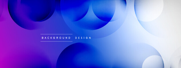 Light geometric abstract background with lines, circles