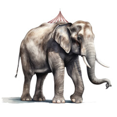 Obraz premium Watercolor elephant