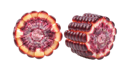Black corn on transparent png