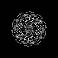 Beautiful Mandala Art Illustration and Vector Graphic Using SketchBook