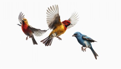 Colorful birds, bird standing, bird flying, group of birds, flying birds