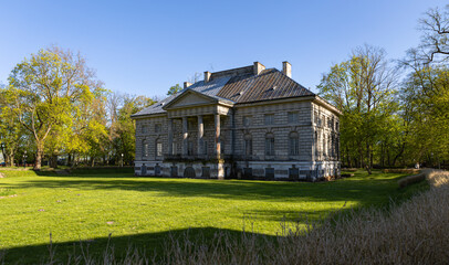 Fototapeta na wymiar Palace in Młochow, Mazovia, Poland