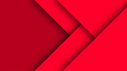 Bright red background with abstract graphic elements line patterns  for presentation background design