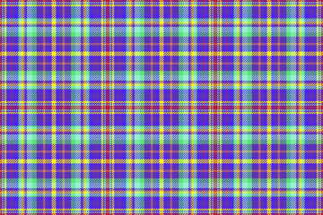 Tartan plaid fabric. Seamless textile texture. Pattern check background vector.