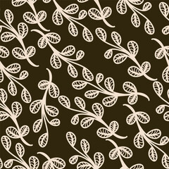 Seamless Floral Pattern. Batik Motif for Fashion, Wallpaper, Wrapping Paper, Background, Fabric, Textile, Apparel, and Card Design