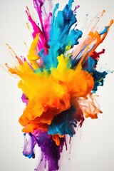  colorful paint explosion -Ai
