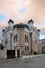 the synagogue of Sofia, Bulgaria
