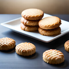 cookies on a plate