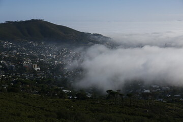 Clouds over Cape Town