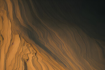 inside a canyon, sand colors generative ai