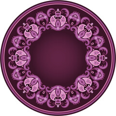 Vector abstract decorative ethnic ornamental illustration