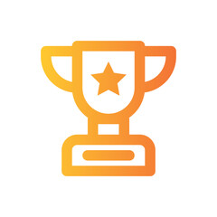 trophy gradient icon