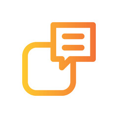 speak gradient icon