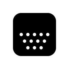 subtitles glyph icon