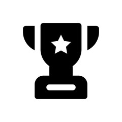 trophy glyph icon