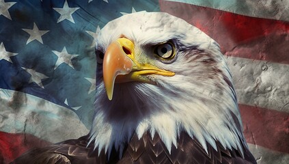american eagle portrait