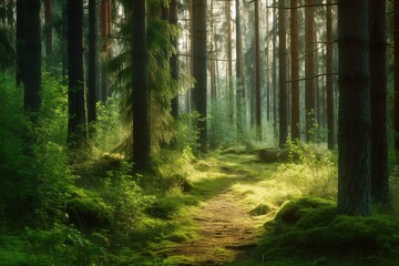 pine forest- Ai