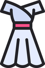 wedding dress icon