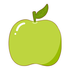 Fruits and smiling fruits characters set collection 