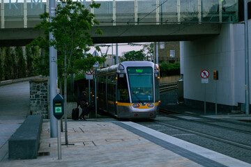 Fototapeta premium Luas Dublin train