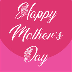 Mother's Day typography post design