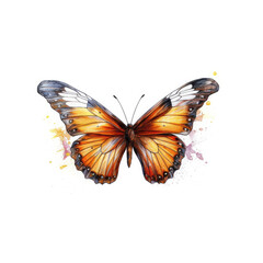 Fototapeta premium butterfly isolated on white background