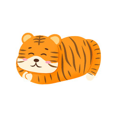 Tiger characters set collection 