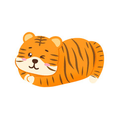 Tiger characters set collection 