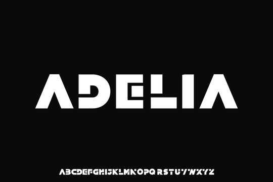 Display font vector design suitable for headline, title, poster and many more