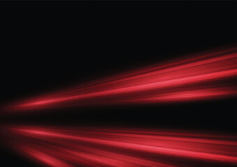 Modern abstract high-speed light motion effect on black background. vector illustration.
