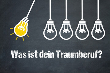 Fototapeta premium Was ist dein Traumberuf? 