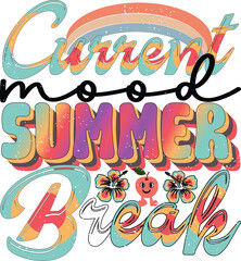 Teacher Summer Sublimation Design