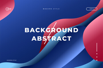 Abstract Background Wave Minimalistic and colorful vector, perfect for any landing page, website, or app