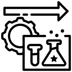 drug outline style icon