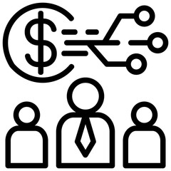 startup outline style icon