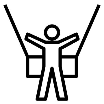 swing outline style icon