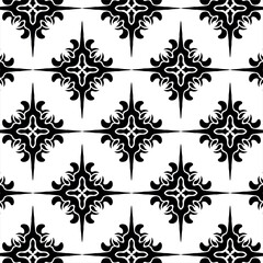 geometric cool abstract floral pattern