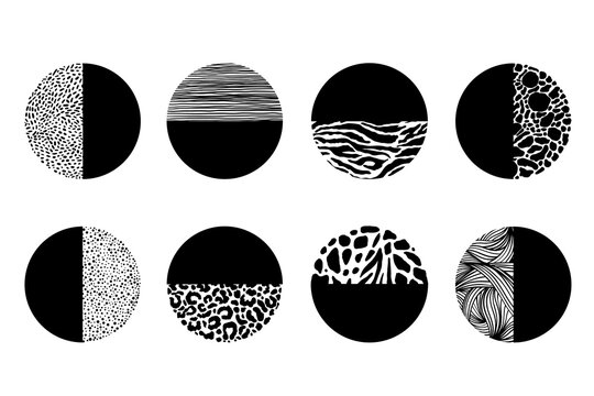 Collection of round shapes