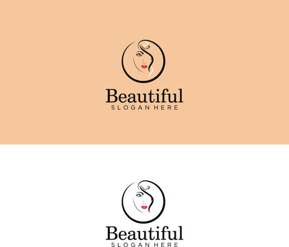 creative beauty care logo design 