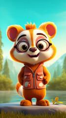 lovable cartoon character on a series of delightful adventures filled with laughter, friendship, and heartwarming moments.