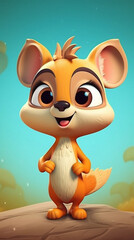 lovable cartoon character on a series of delightful adventures filled with laughter, friendship, and heartwarming moments.