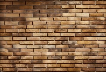 natural brown brick wall texture in photoshop cs6, generative ai