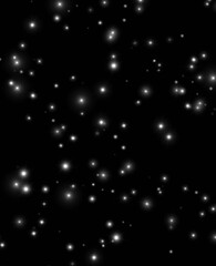 star pattern. Space stars, night sky constellations, background illustration