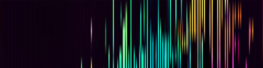 Trendy glitch pattern on dark background. Modern style vector. Abstract geometric elements