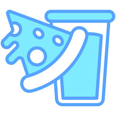 pizza breakfast food courts vector icons for web design, app, banner, flyer and digital marketing.