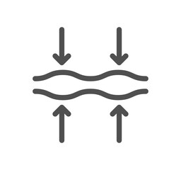 Skin care related icon outline and linear symbol.	

