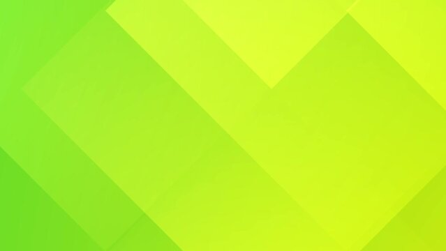 2D flat Animations loop 4K Green color and Yellow color background abstract art with waves 