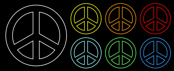 wheel of the world peace sign